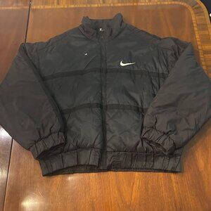 90s Nike Black Puffer Jacket Size L